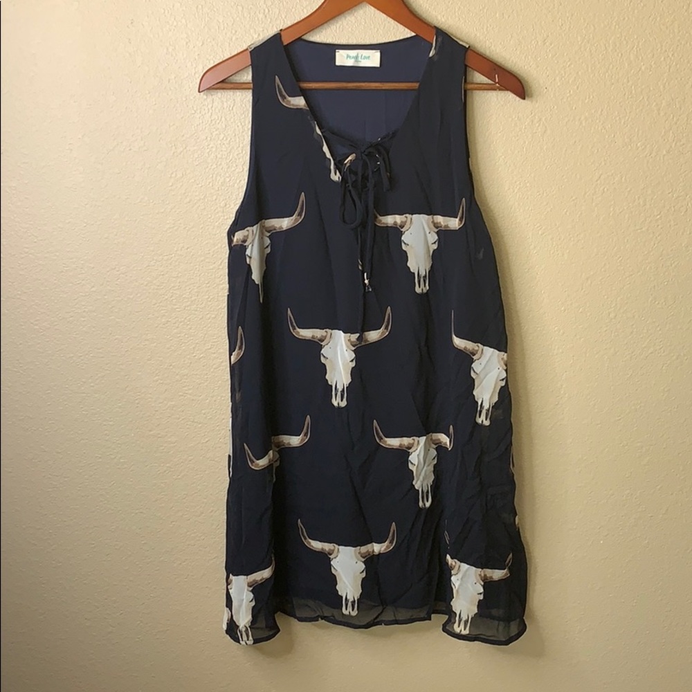 Peach Love California Longhorn Blouse